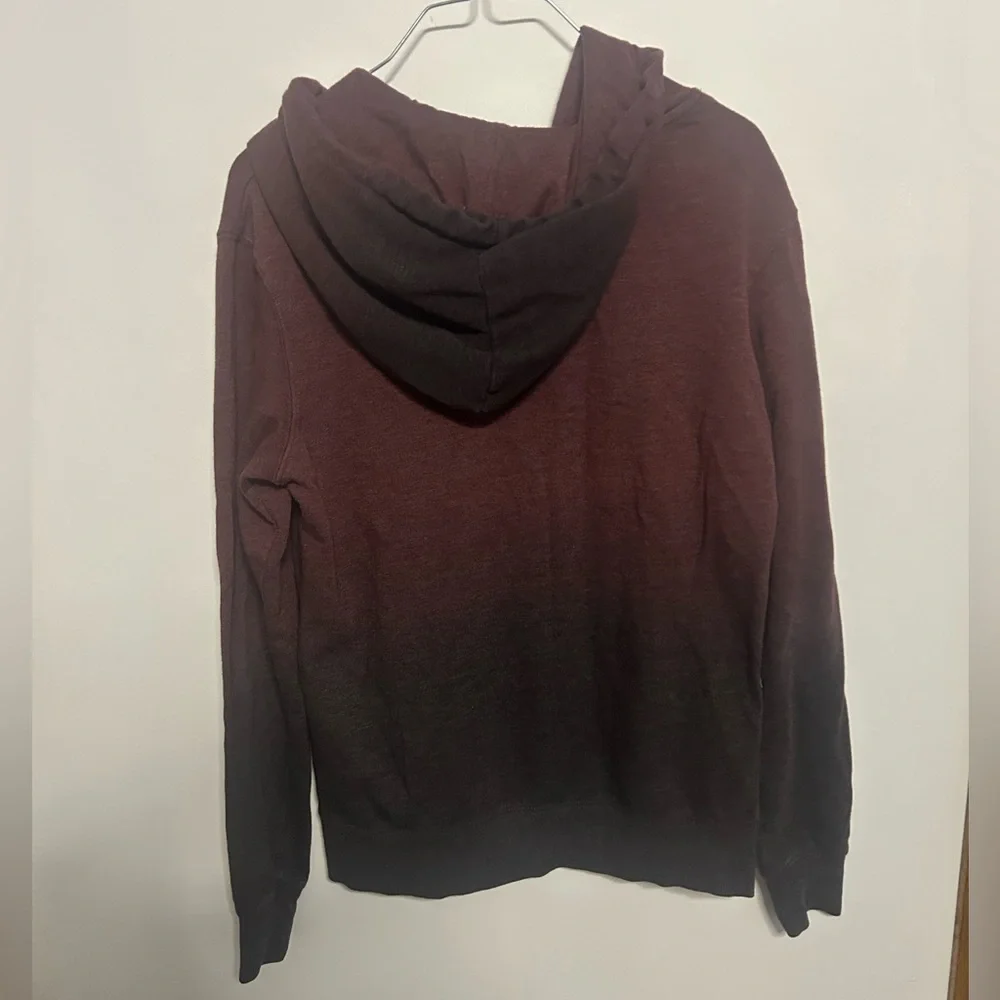 tentree Men's Maroon Hoodie Sweater - Picture 2 of 7